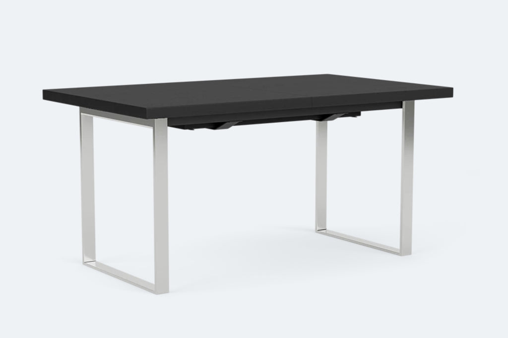 Hatch Dining Table in Black Oak (extends from 59