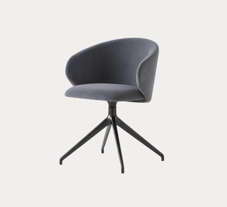 Tuka 2127-180 Swivel Chair / matt black frame