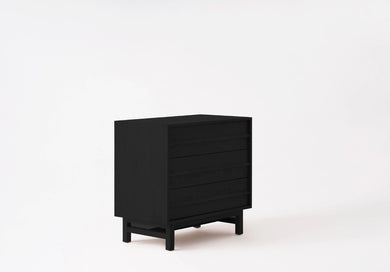 Marcel Single Dresser in Black Oak