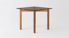Place Square Dinette Table in Brown Glass