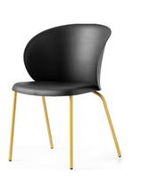 Tuka 2134 Chair /  frame: matt optic white or matt black or painted brass