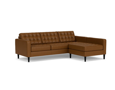 Reverie 2-piece sectional sofa with extended seat
