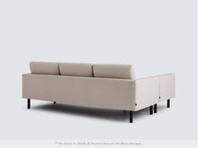 Joan 2-piece sectional Sofa with extended seat