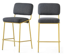 Sixty 2139 semi-bar chair  / painted brass frame