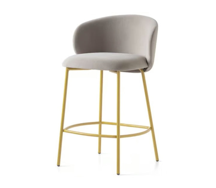 Tuka 1995 Counter Stool / painted brass frame